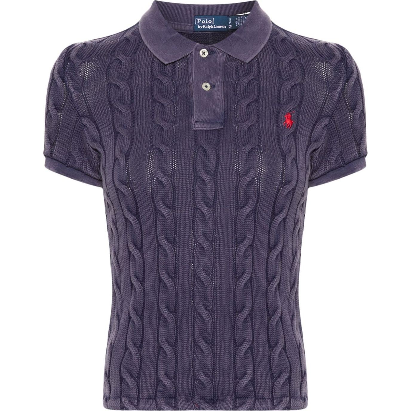 POLO RALPH LAUREN Polo marškiniai trumpos rank. moterims, Mėlyna, Short sleeve polo