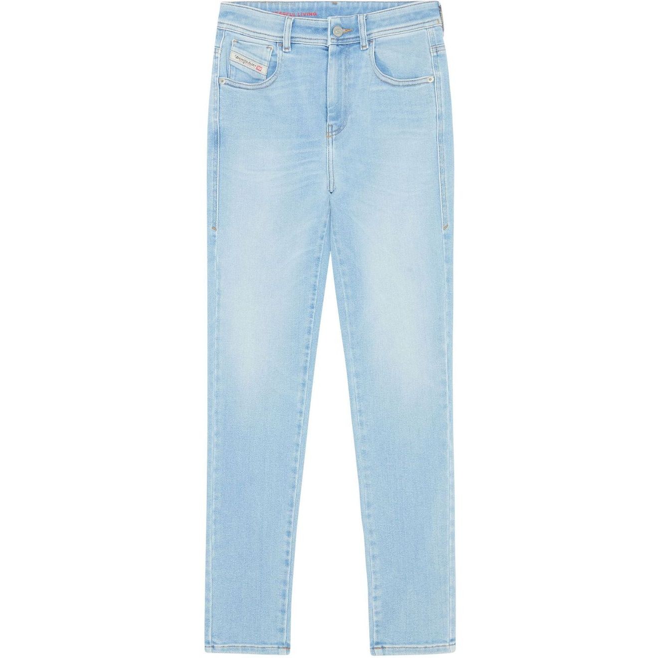 DIESEL Aptempti džinsai moterims, Mėlyna, 1984 slandy-high l.32 trousers