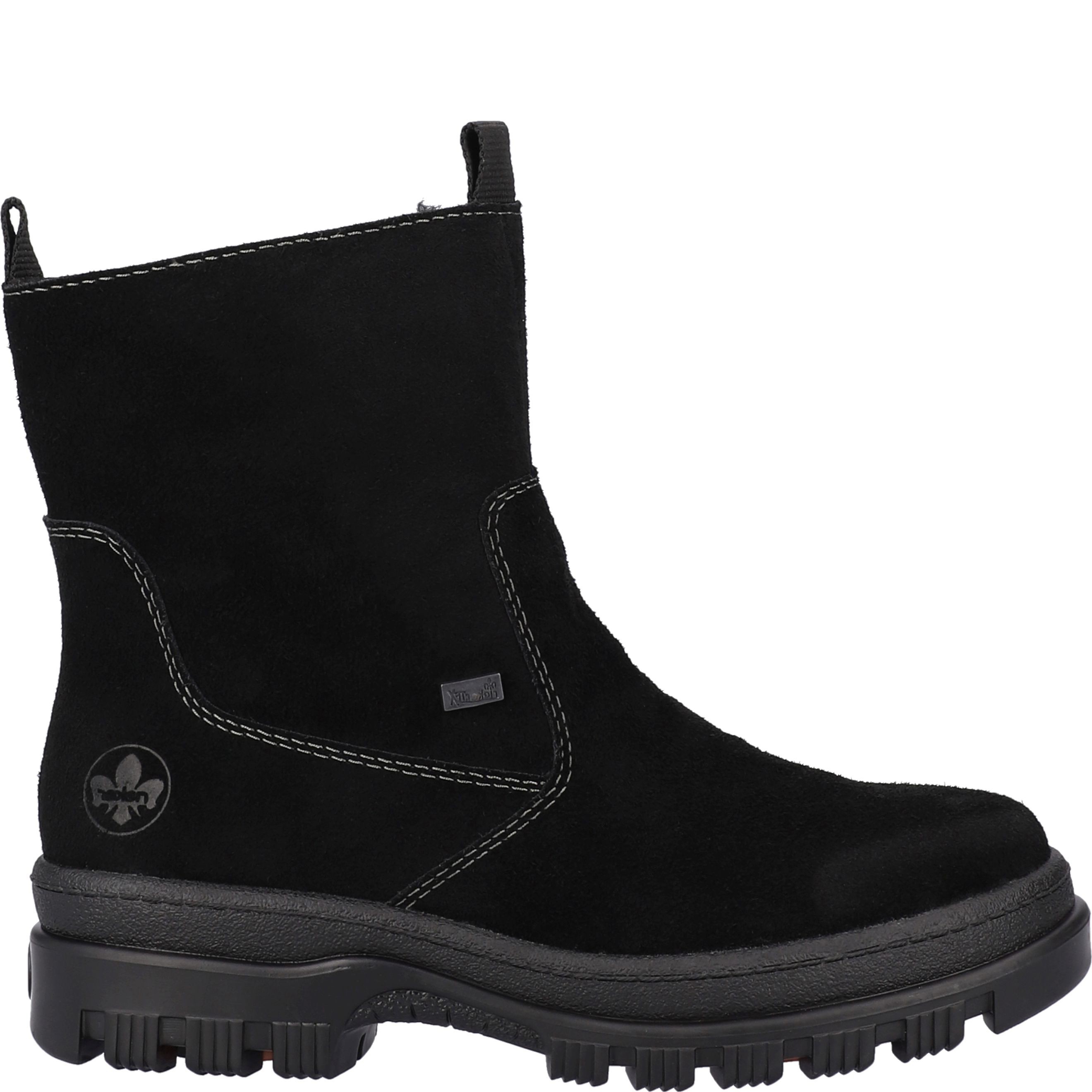 RIEKER Aulinukai moterims, Juoda, Ladies mid height boots 3