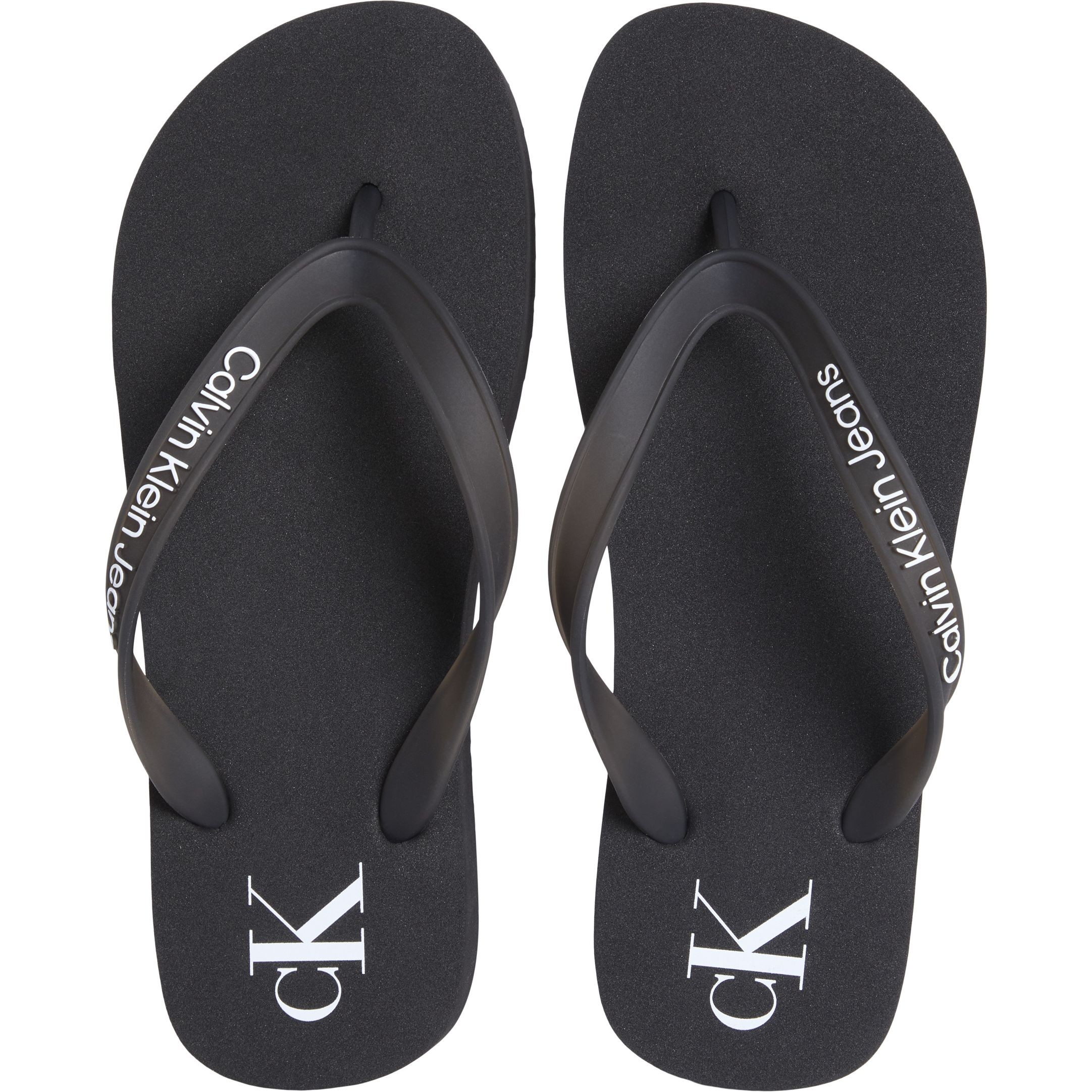 CALVIN KLEIN JEANS Pliažo šlepetės per pirštą moterims, Juoda, Beach sandal flatform 3