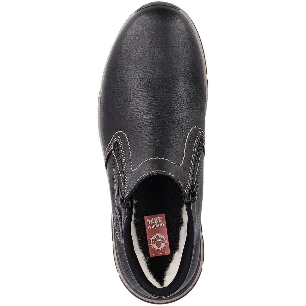 RIEKER Aulinukai vyrams, Juoda, BOOTIES 4