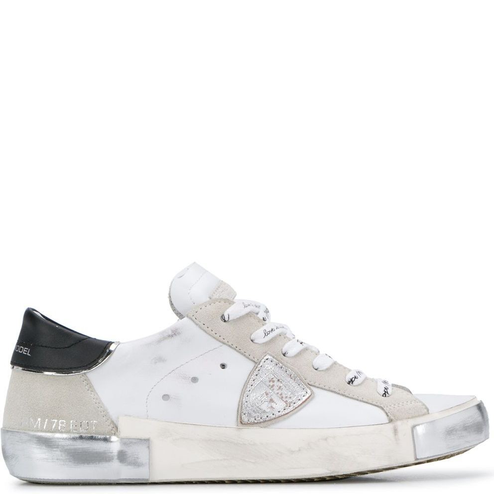 PHILIPPE MODEL Sportiniai bateliai moterims, Balta, Prsx low woman sneaker 1