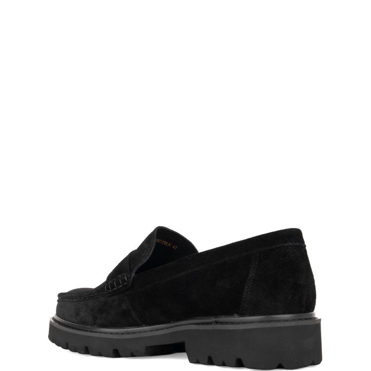 SERGIO MORETTI Mokasinai vyrams, Juoda, Mocasins 3