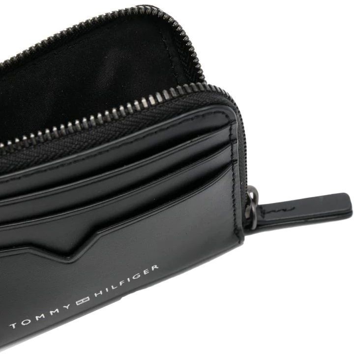 TOMMY HILFIGER Piniginė vyrams, Juoda, TH CC WITH ZIP 3