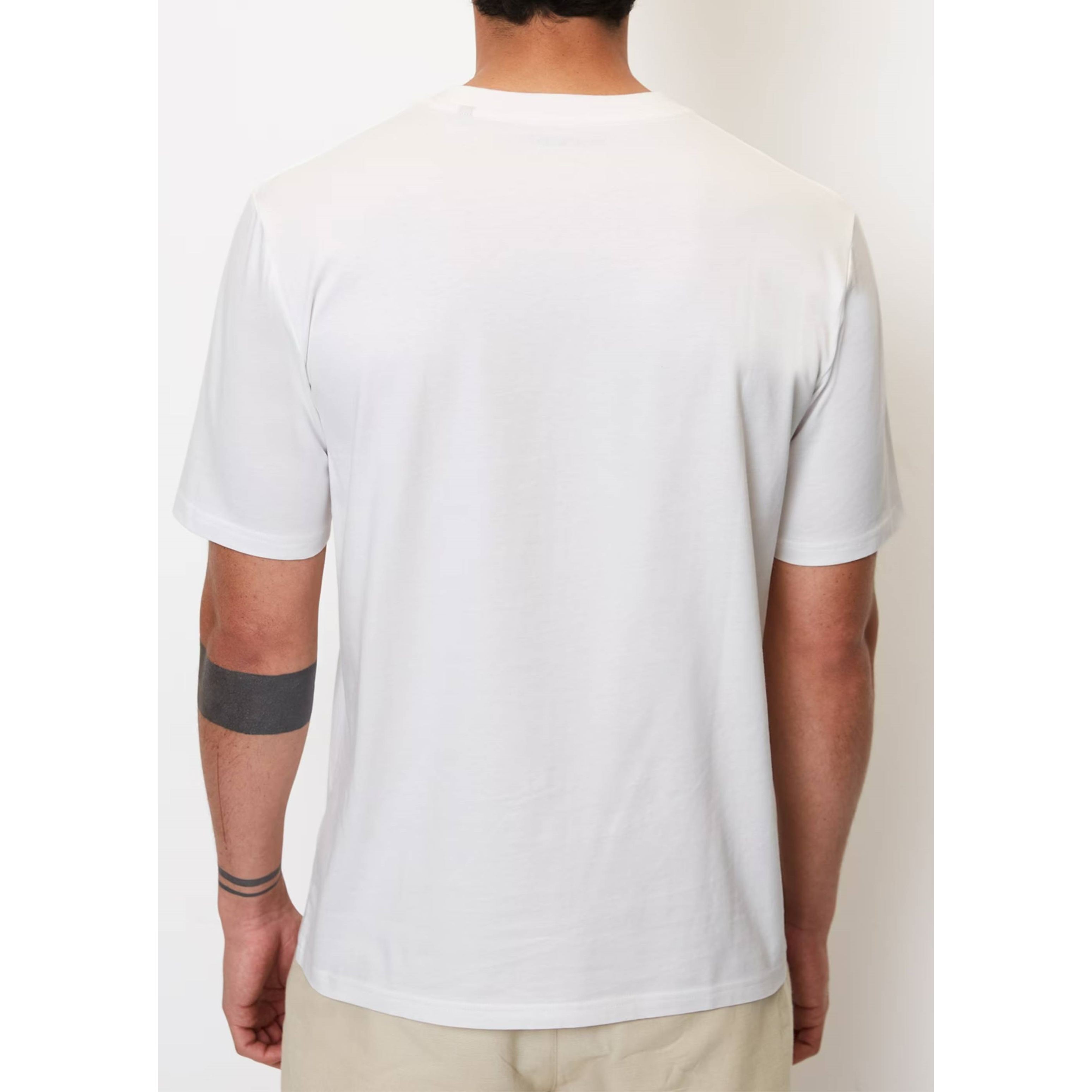 MARC O'POLO Marškinėliai vyrams, Balta 3