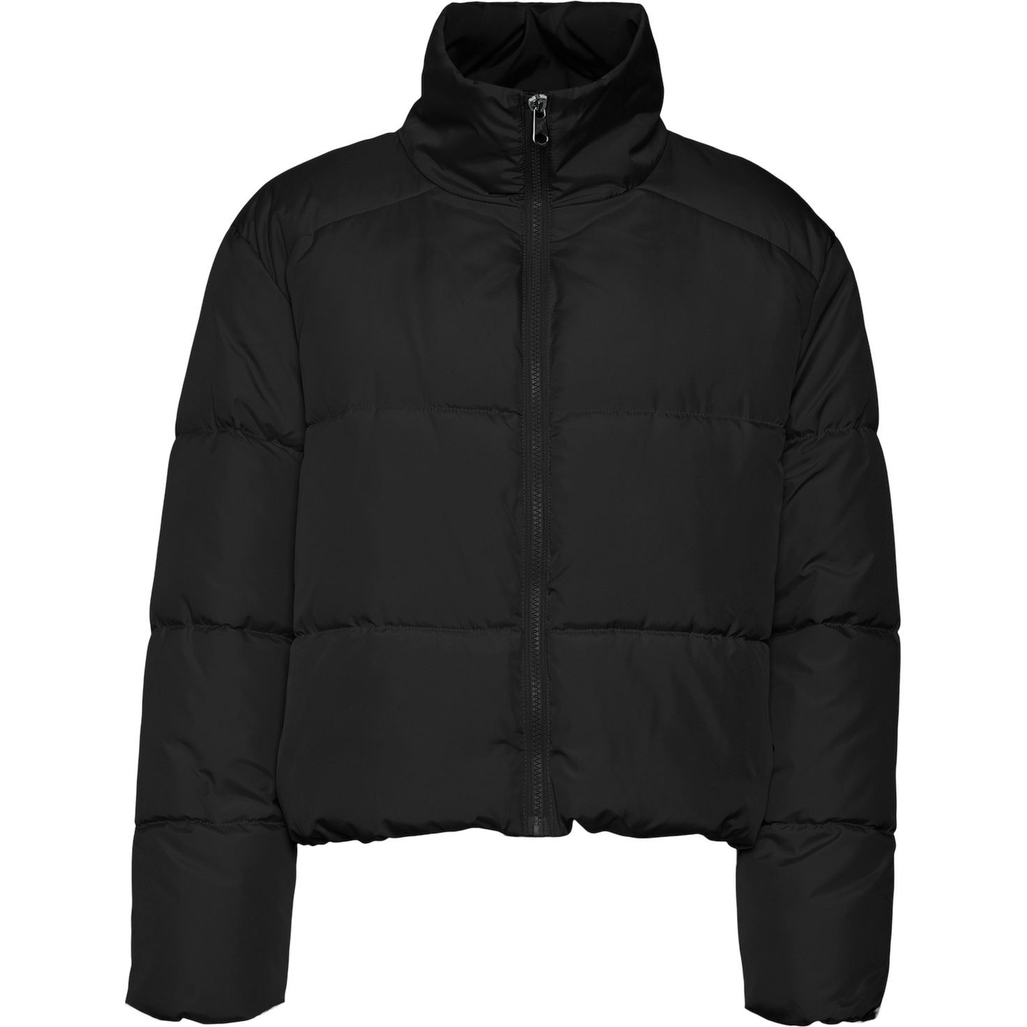 VERO MODA Pūkinė striukė moterims, Juoda, Klea short jacket