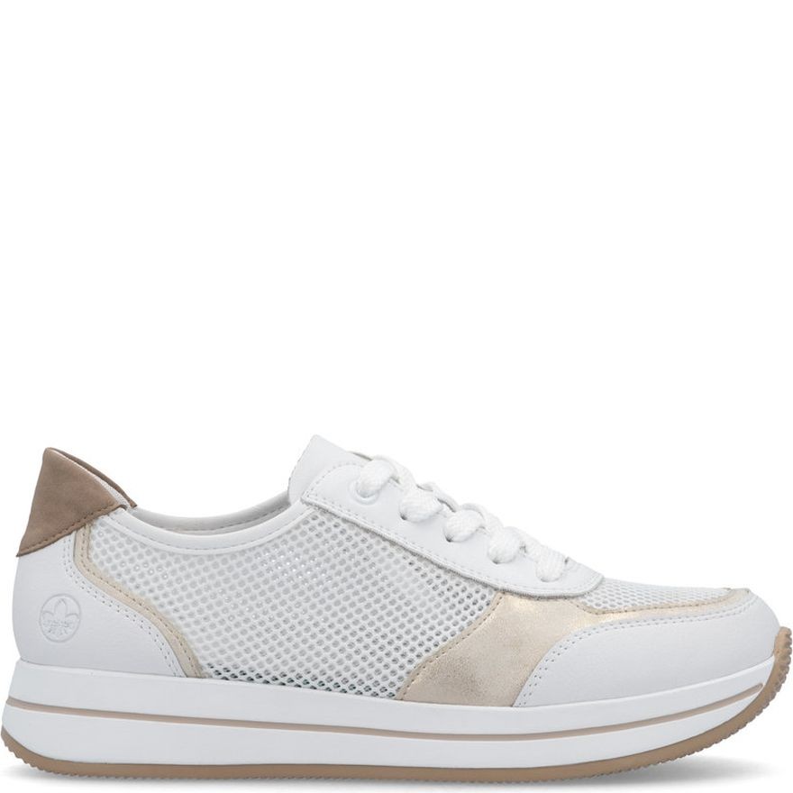 RIEKER Laisvalaikio bateliai moterims, Balta, Sneakers 2