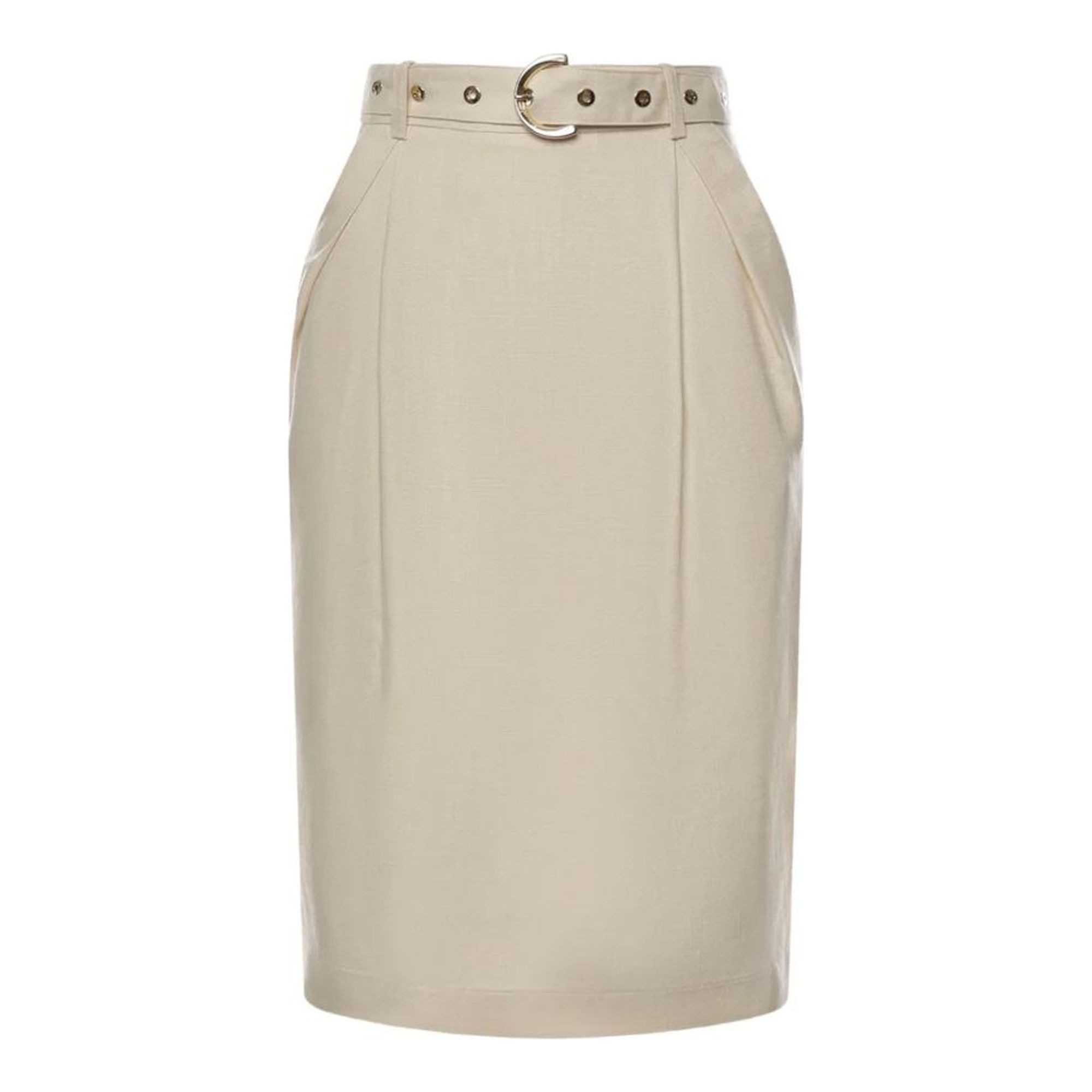 PINKO Midi sijonas moterims, Balta, Edwena skirt 1
