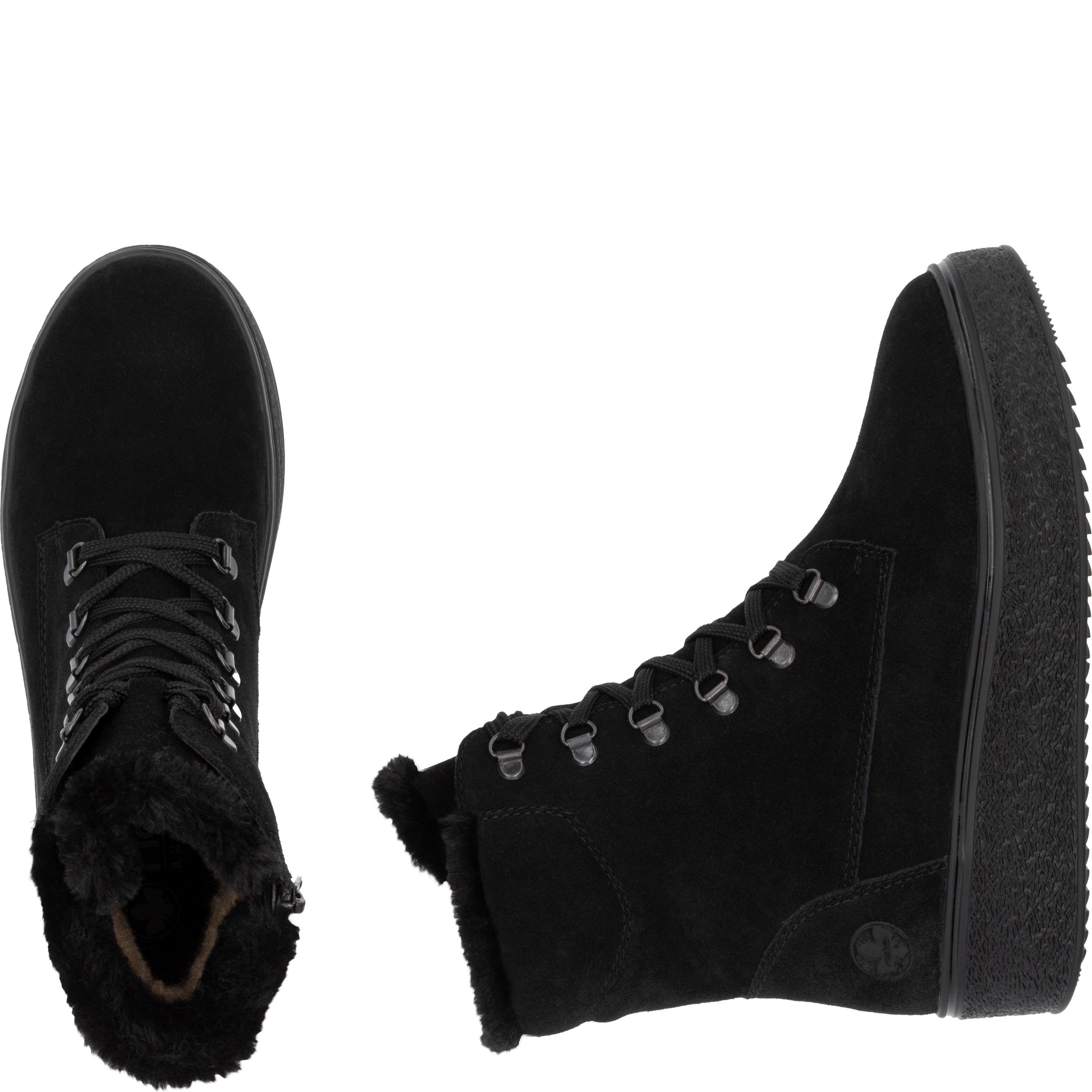 RIEKER Aulinukai moterims, Juoda, Ladies mid height boots 11