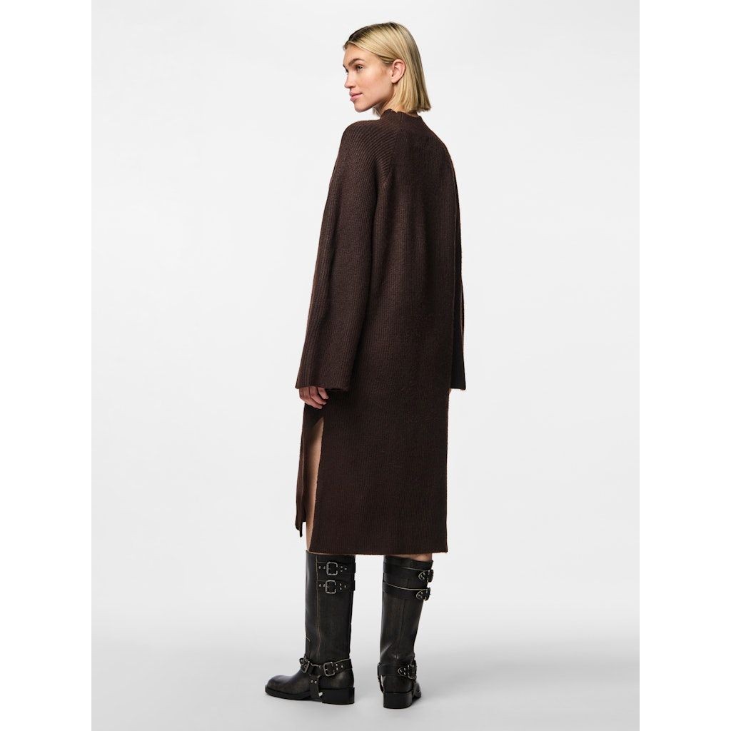 PIECES Midi suknelė moterims, Vyšninė, PCJADE LS OVERS. HIG 3