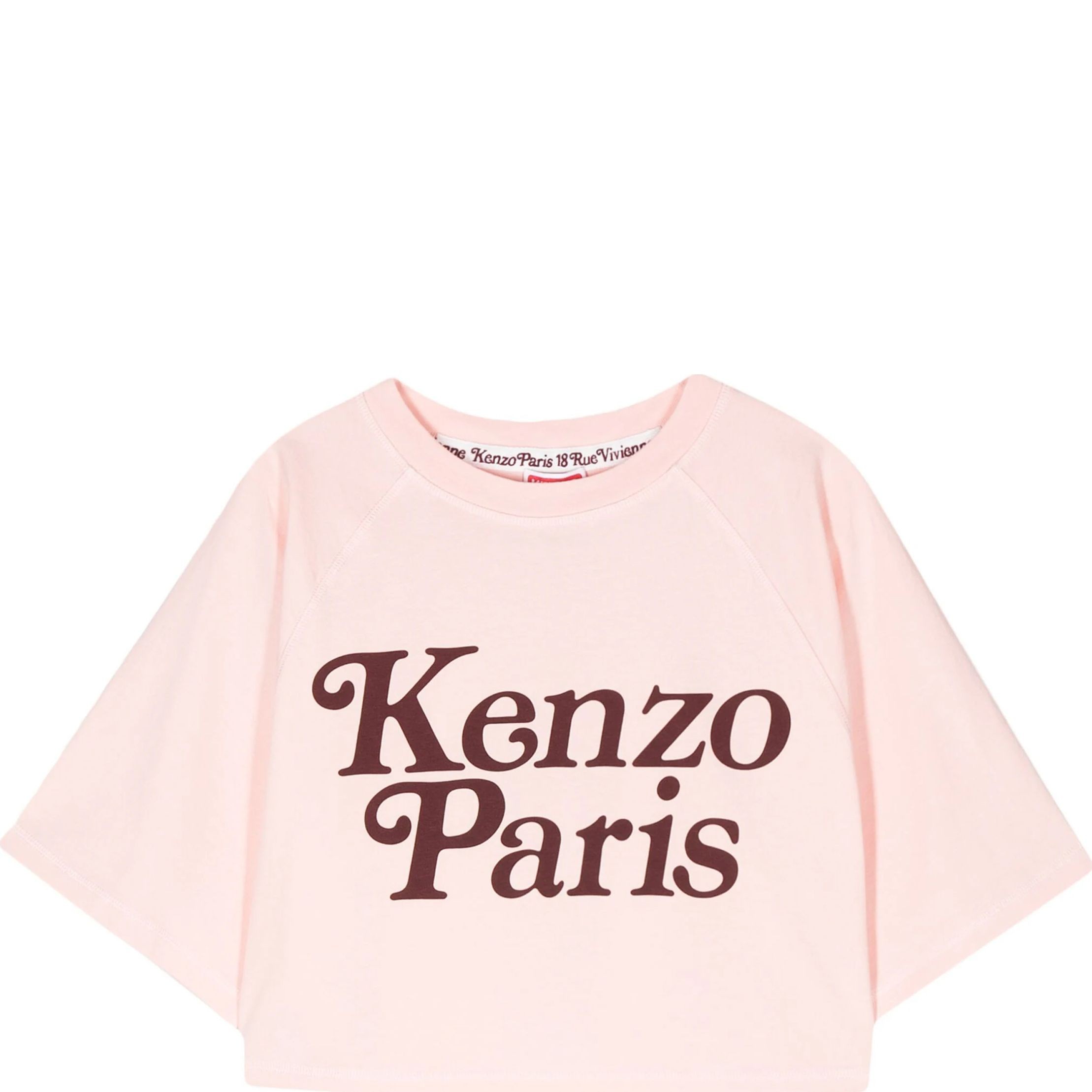 KENZO Trumpinti marškinėliai moterims, Rožinė, Kenzo by verdy boxy tee 1