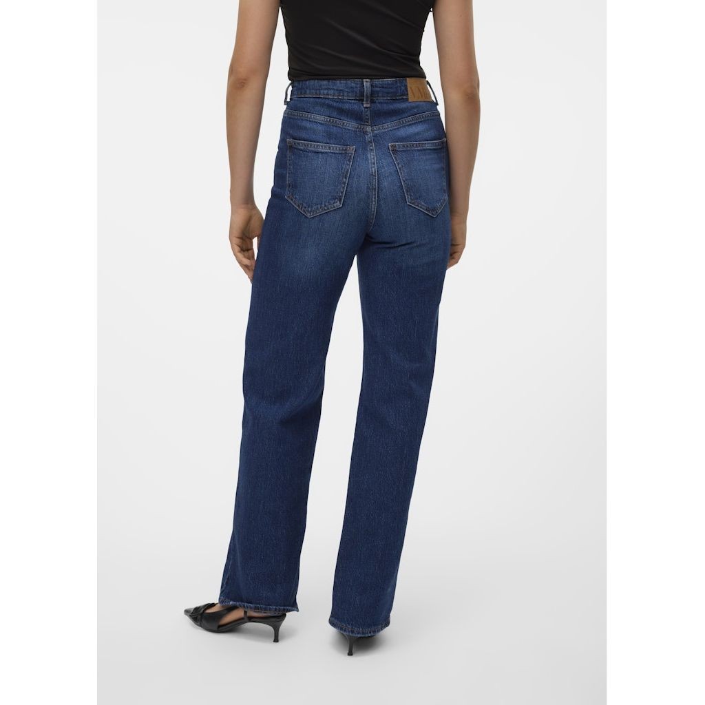 VERO MODA Platūs džinsai moterims, Mėlyna, Tessa wide jeans 5