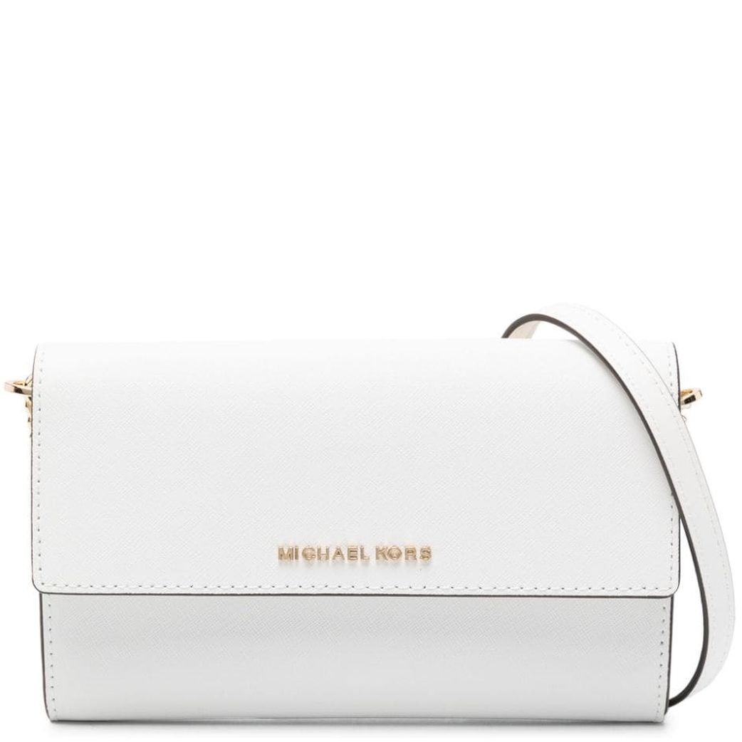 MICHAEL KORS Rankinė per petį moterims, Balta, Large frame coin wllt xbody 1