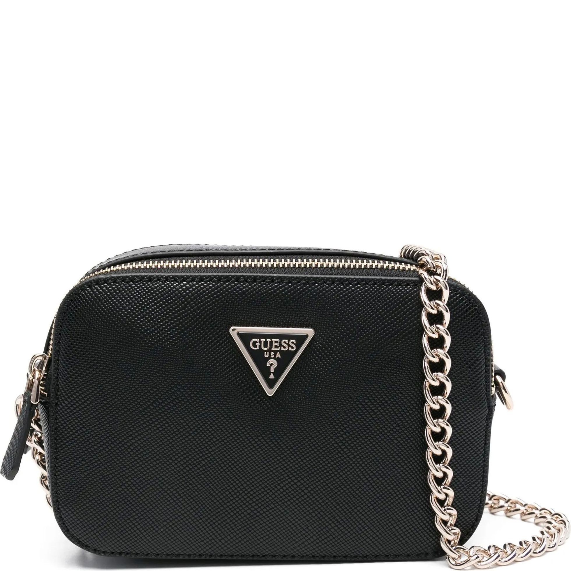 GUESS Rankinė per petį moterims, Juoda, NOELLE 1