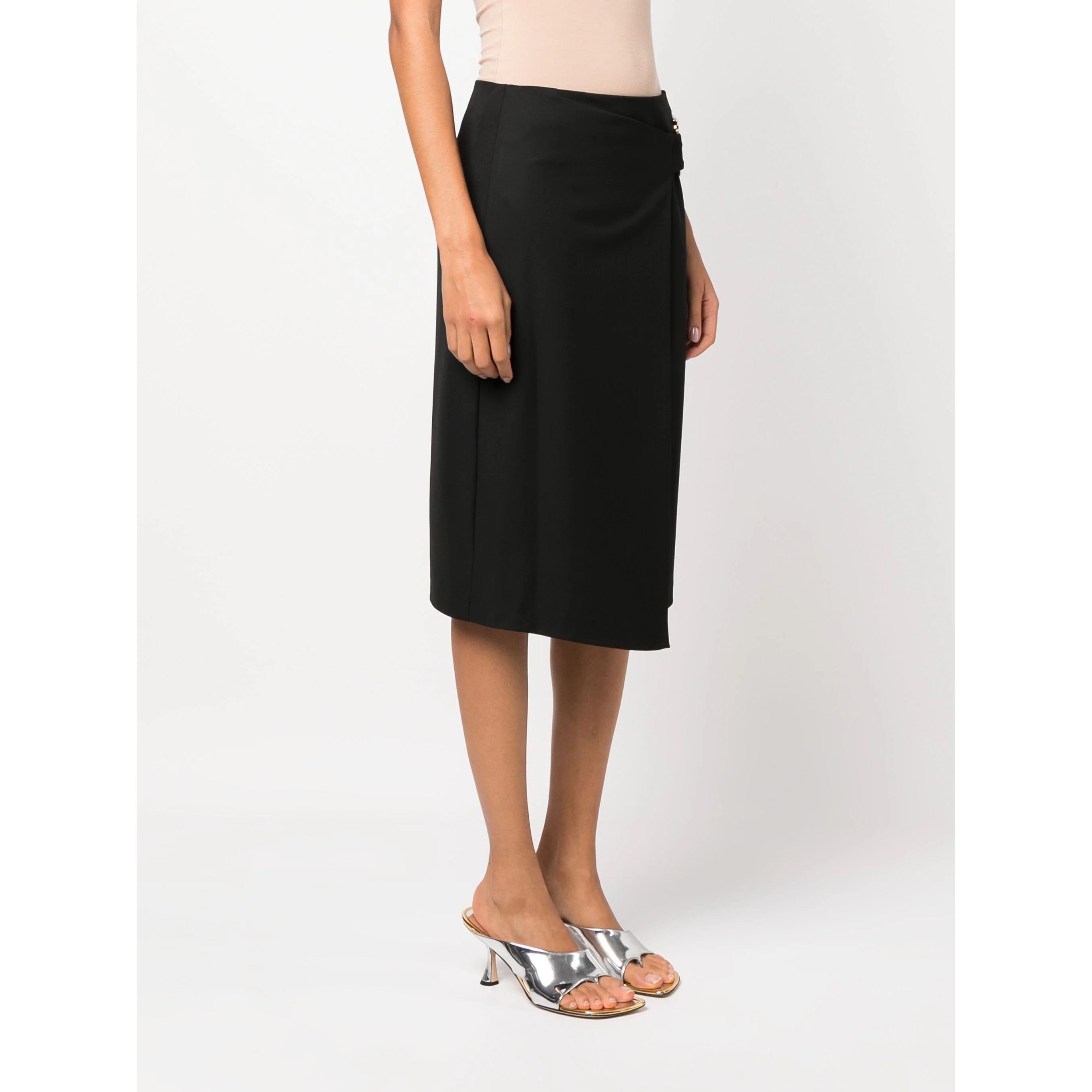 PINKO Midi sijonas moterims, Juoda, Fantasia skirt 1