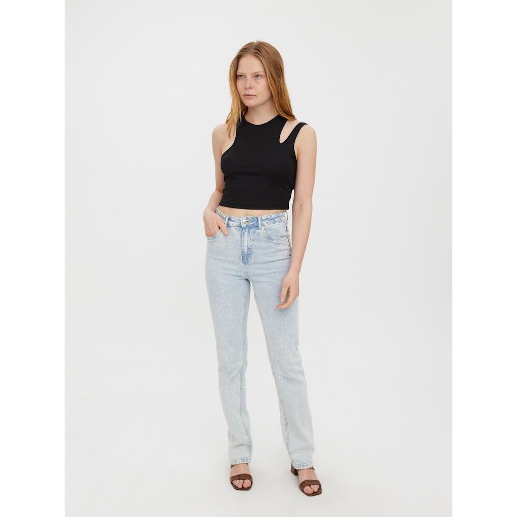 VERO MODA Palaidinės moterims, Juoda, VMOFELIANEIA TANK CRO 5