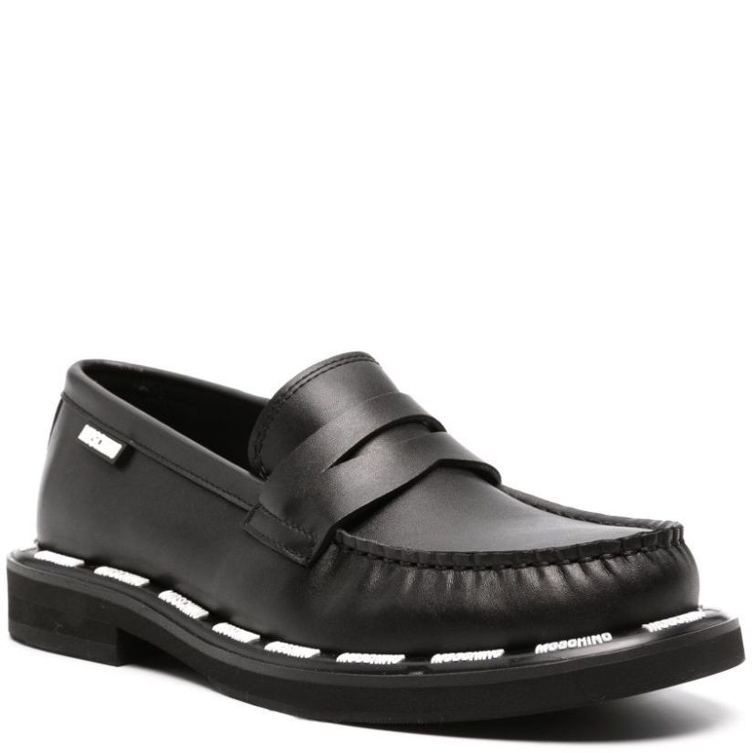 MOSCHINO Loaferiai moterims, Juoda, Loafers 2