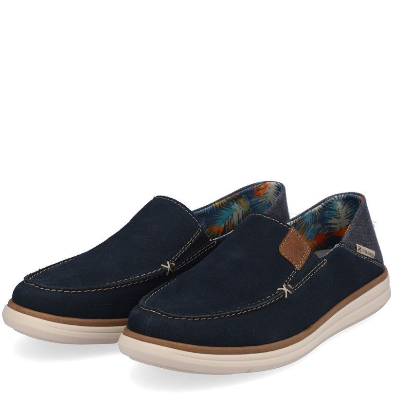 RIEKER Mokasinai vyrams, Mėlyna, MOCASINS 5