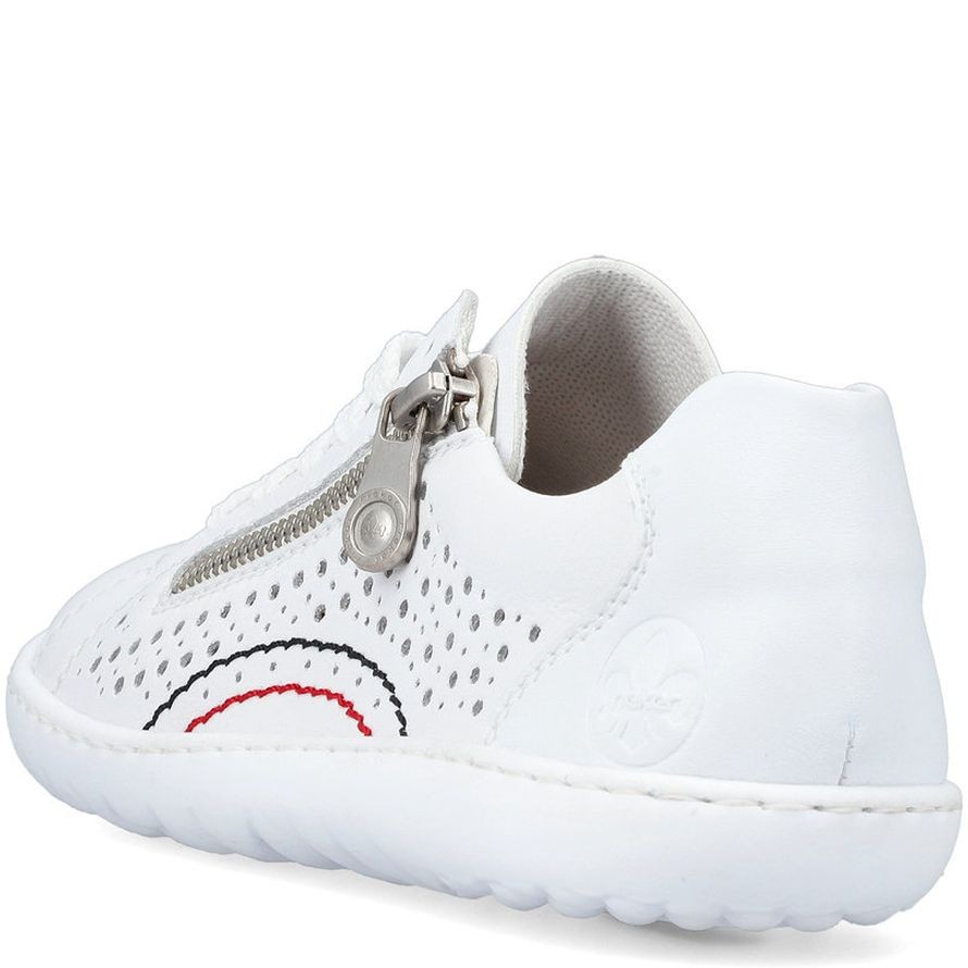 RIEKER Laisvalaikio bateliai moterims, Balta, LEISURE 7