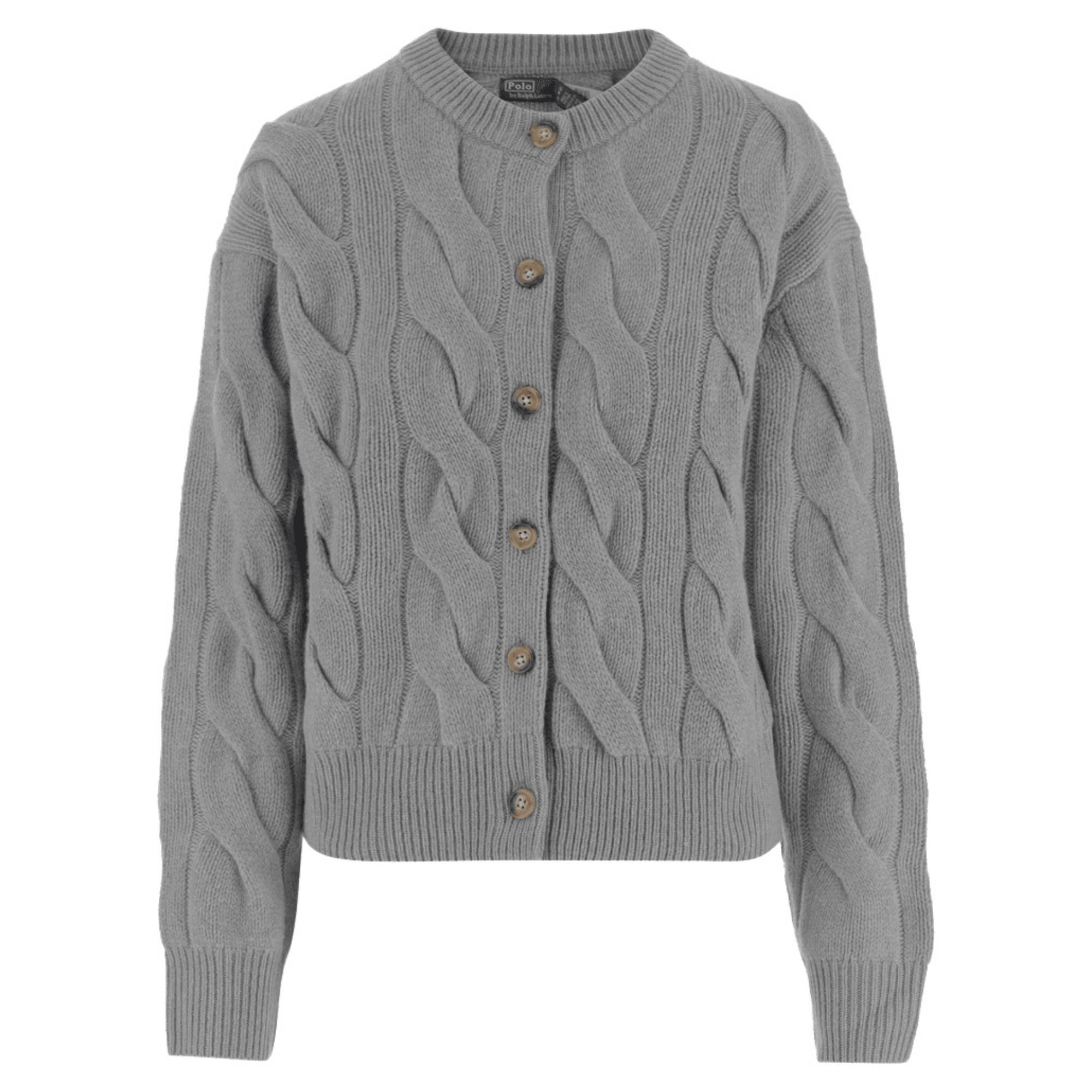 POLO RALPH LAUREN Kardiganas moterims, Pilka, Cardigan 1