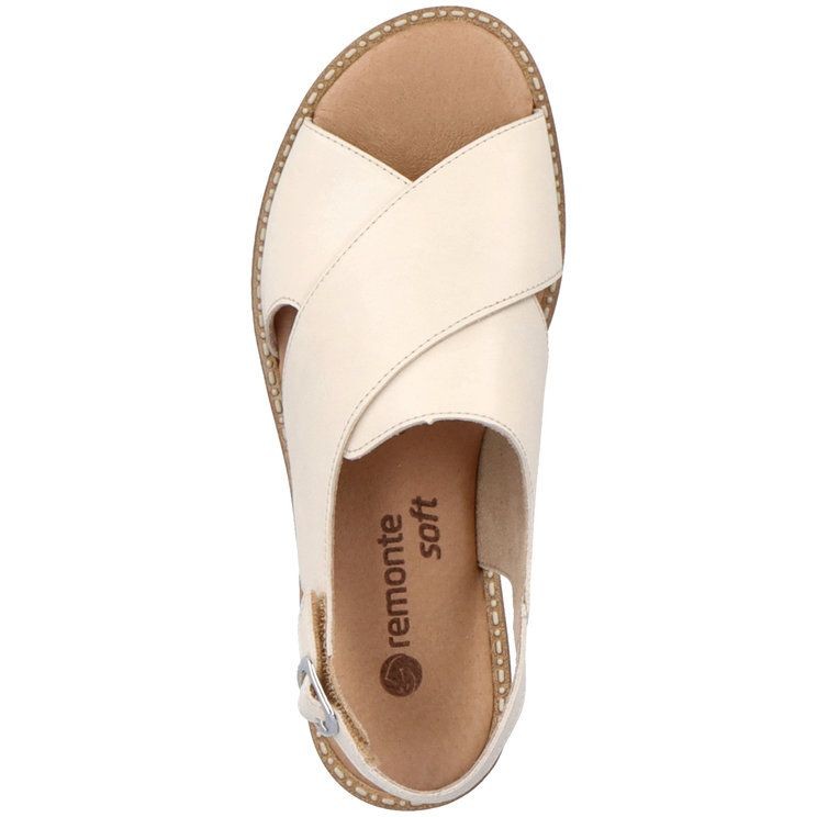 REMONTE Basutės moterims, Smėlio, SANDALS 6