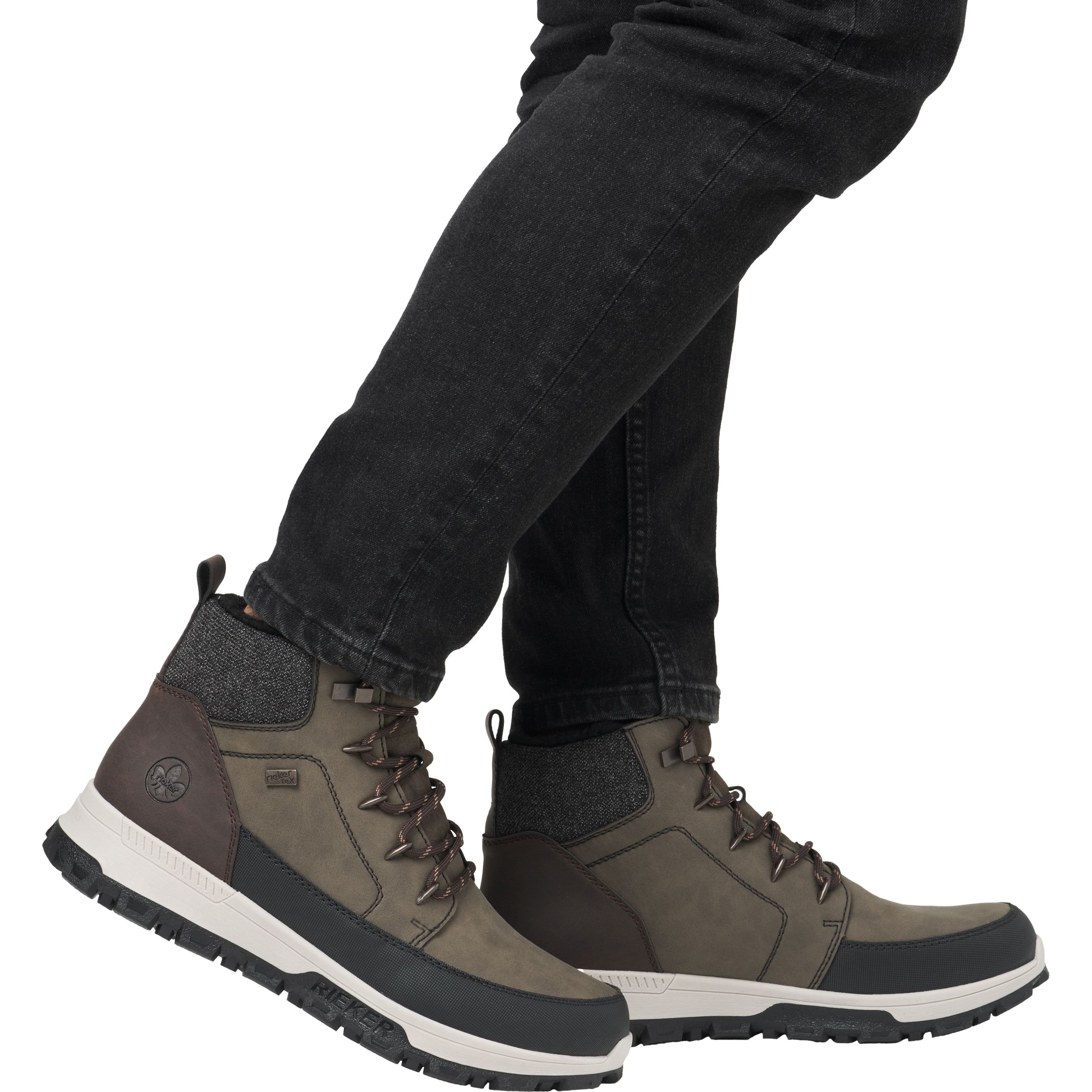 RIEKER Aulinukai vyrams, Žalia, Men's boots 2