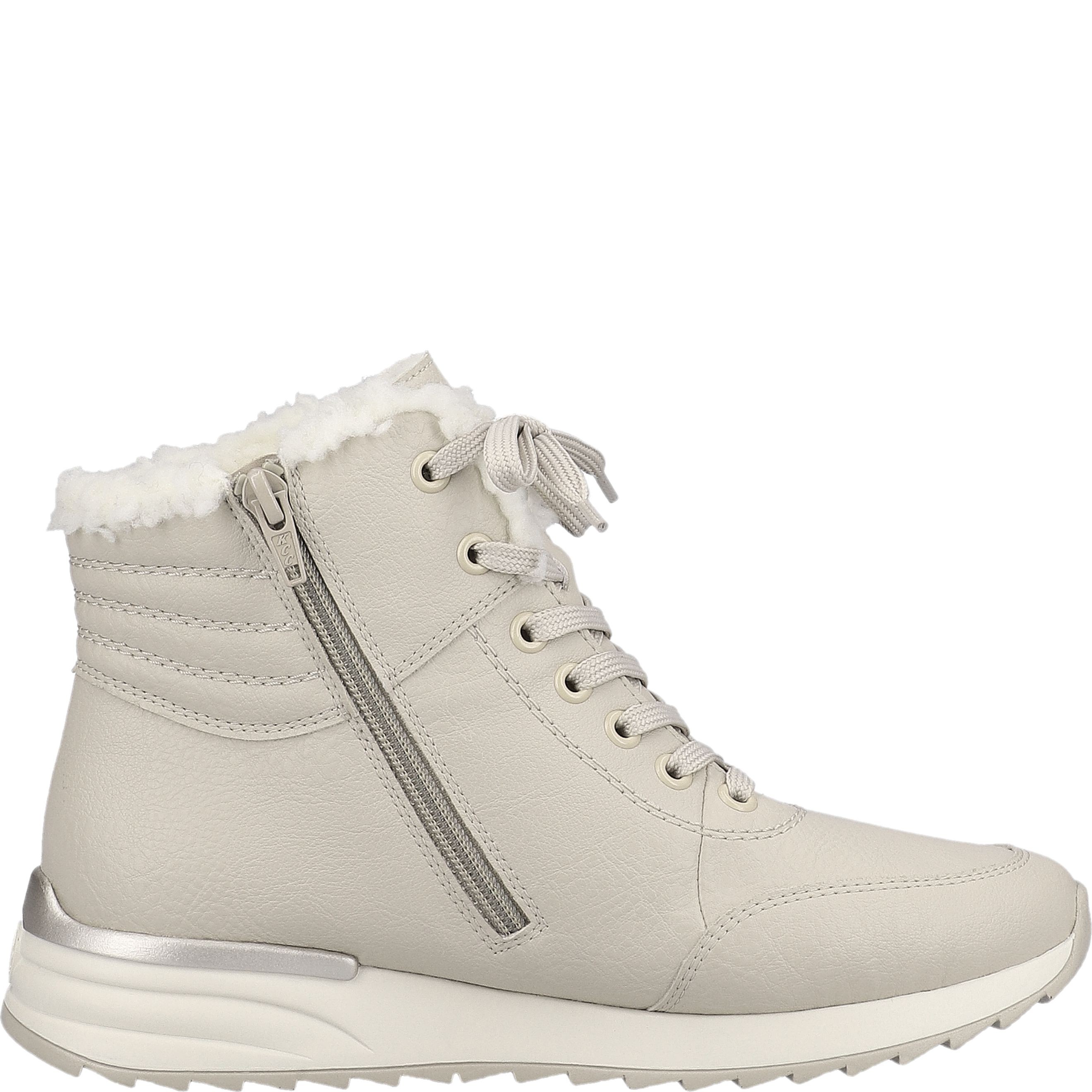 RIEKER Aulinukai moterims, Smėlio, Ladies mid height boots 5