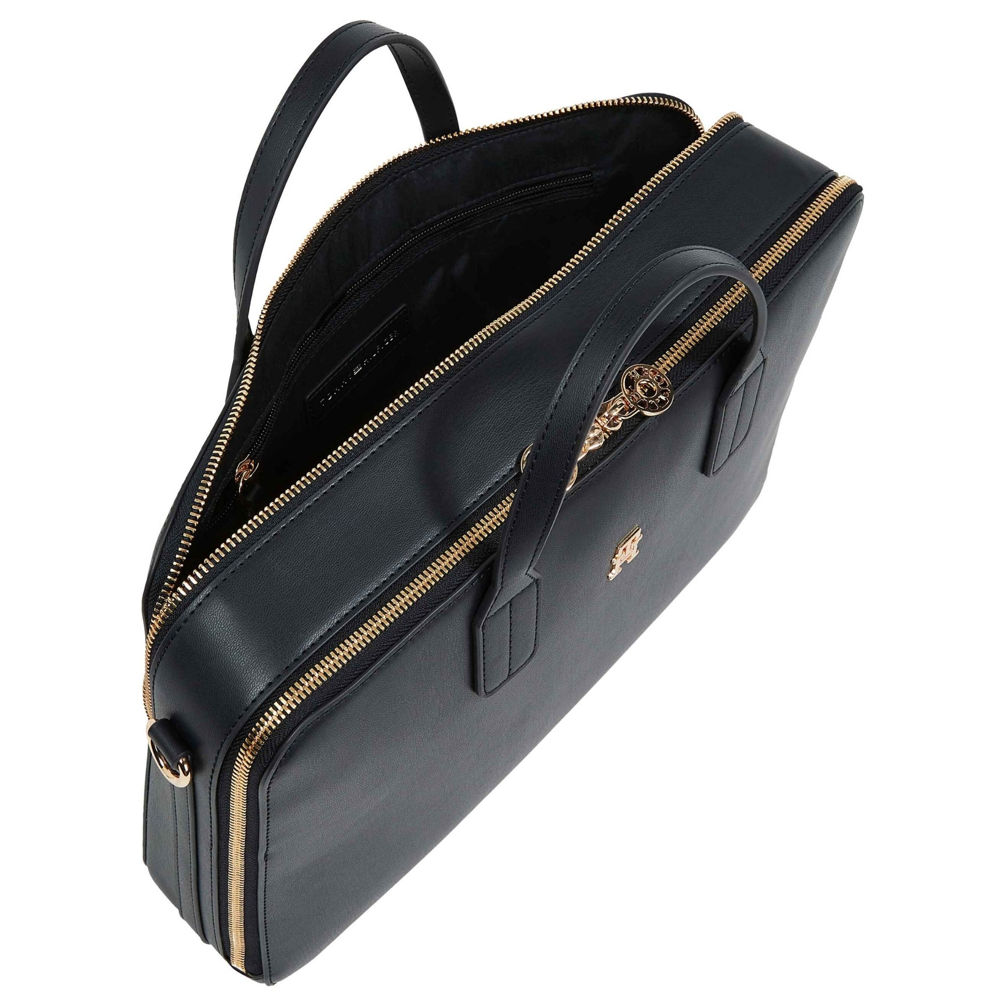 TOMMY HILFIGER Dėklas kompiuteriui moterims, Mėlyna, TH icon laptop bag 4