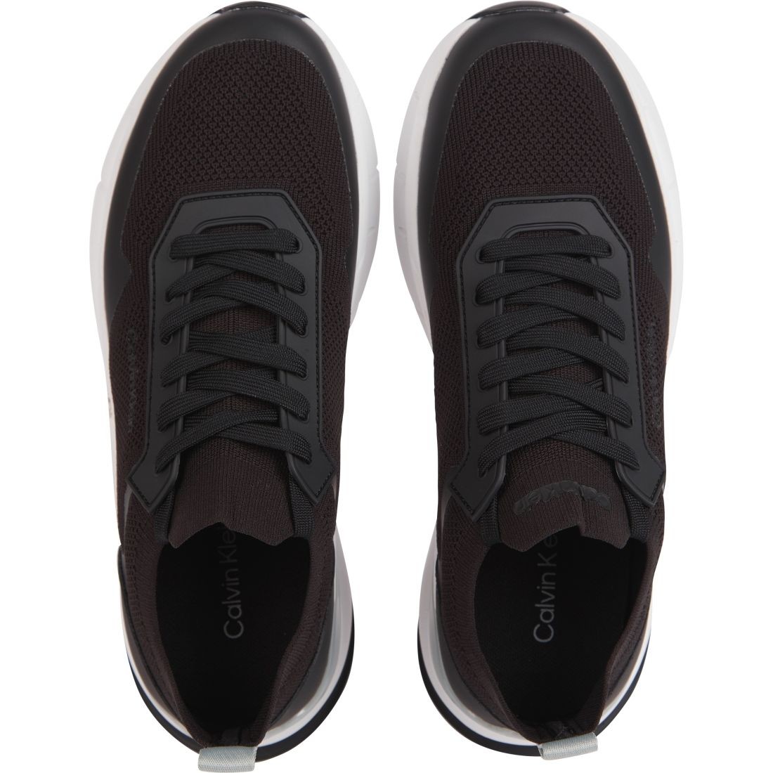 CALVIN KLEIN Sportiniai bateliai vyrams, Juoda, Low top lace up mix sport shoe 6