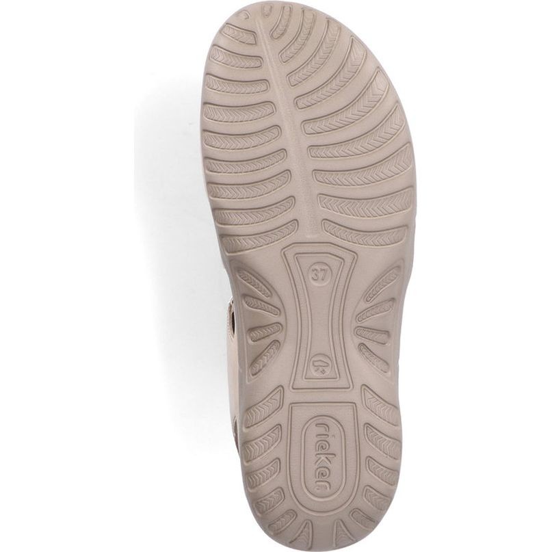 RIEKER Basutės moterims, Smėlio, Sandals 9