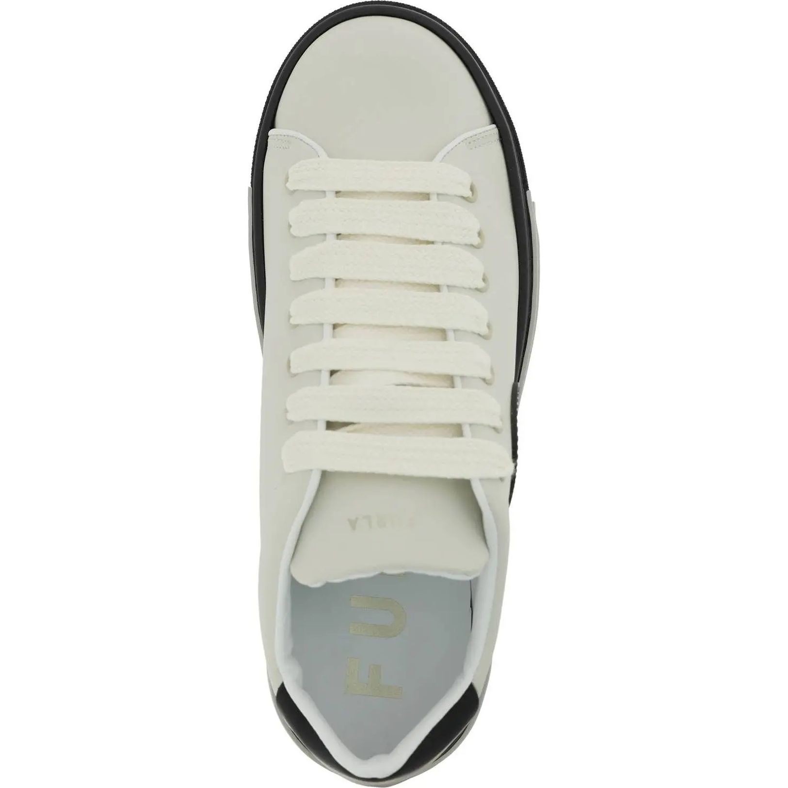 FURLA Sportiniai bateliai moterims, Balta, Furla joy lace-up sneaker 4