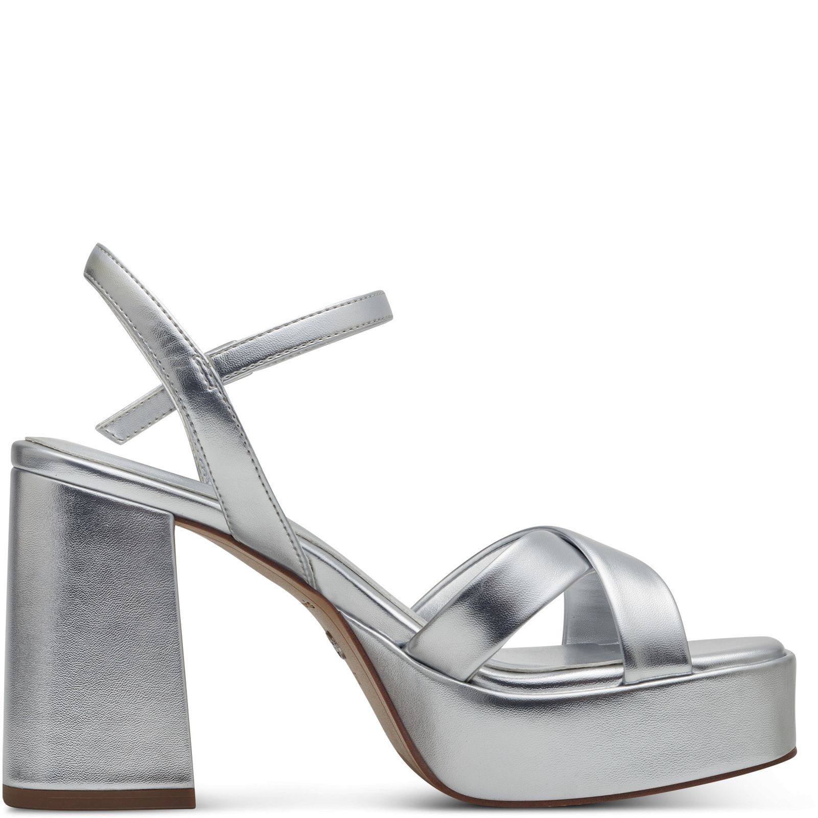 TAMARIS Basutės moterims, Sidabrinė, Sandals 3