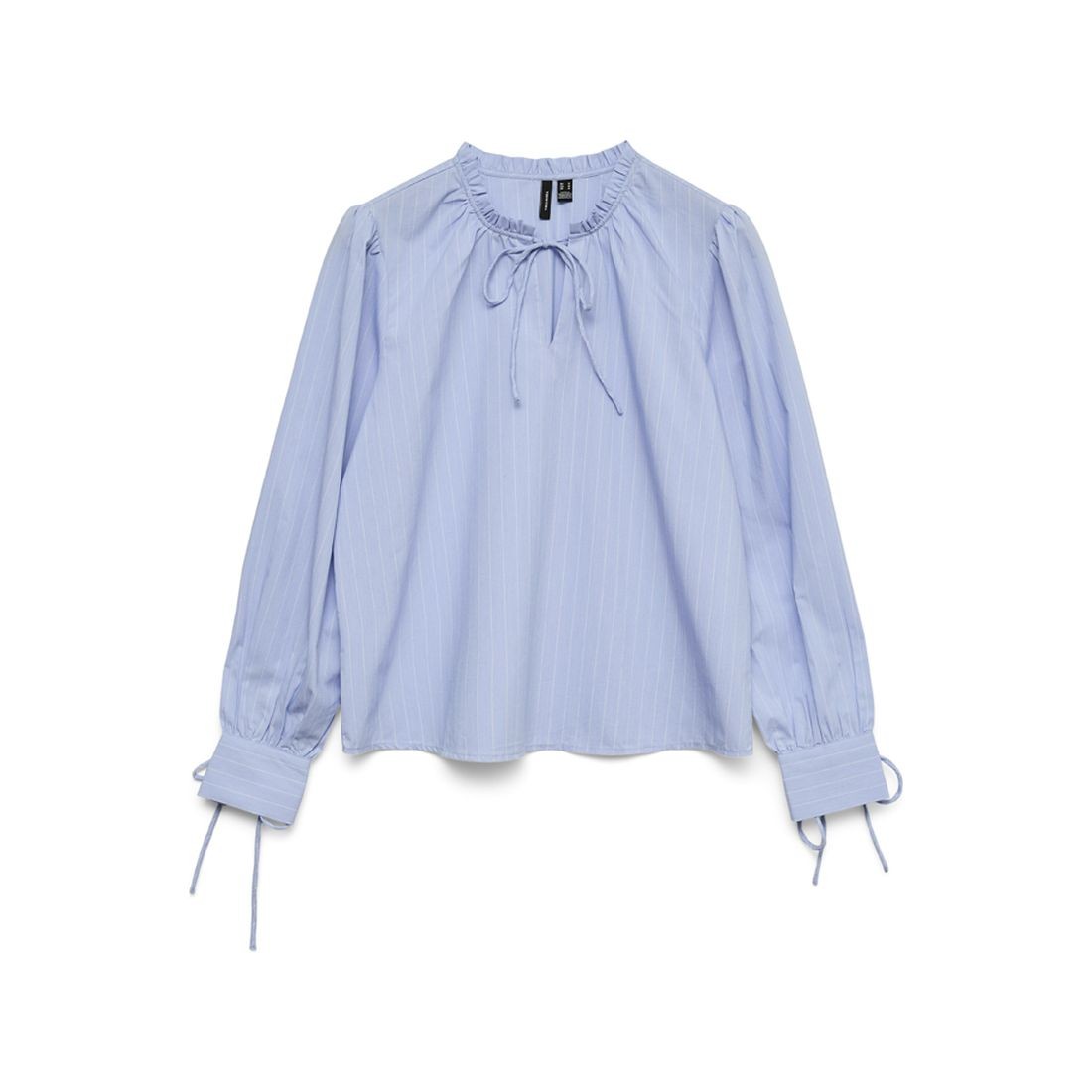 VERO MODA Marškiniai moterims, Mėlyna, Diana frill top