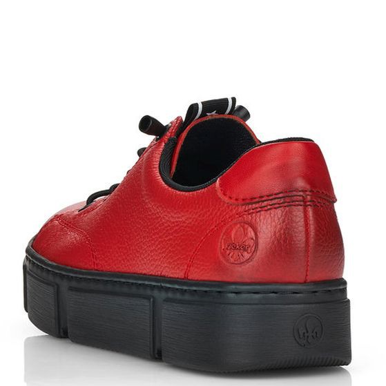 RIEKER Laisvalaikio bateliai moterims, Raudona, LEISURE 4