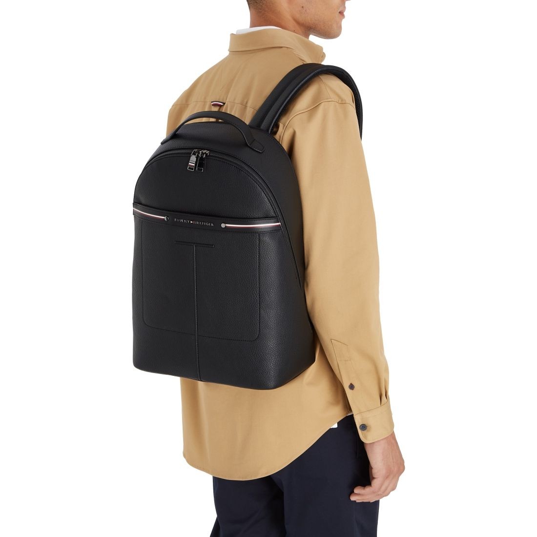 TOMMY HILFIGER Kuprinė vyrams, Juoda, Central backpack 3