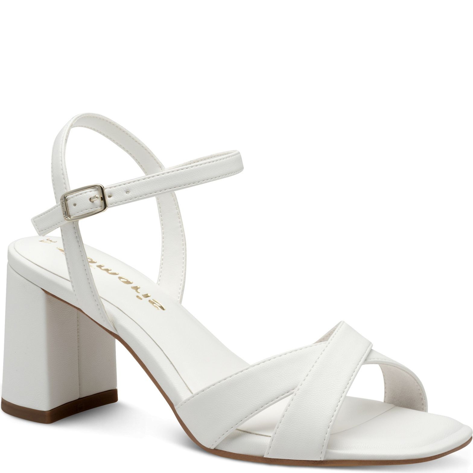 TAMARIS Basutės moterims, Balta, Sandal heel 1