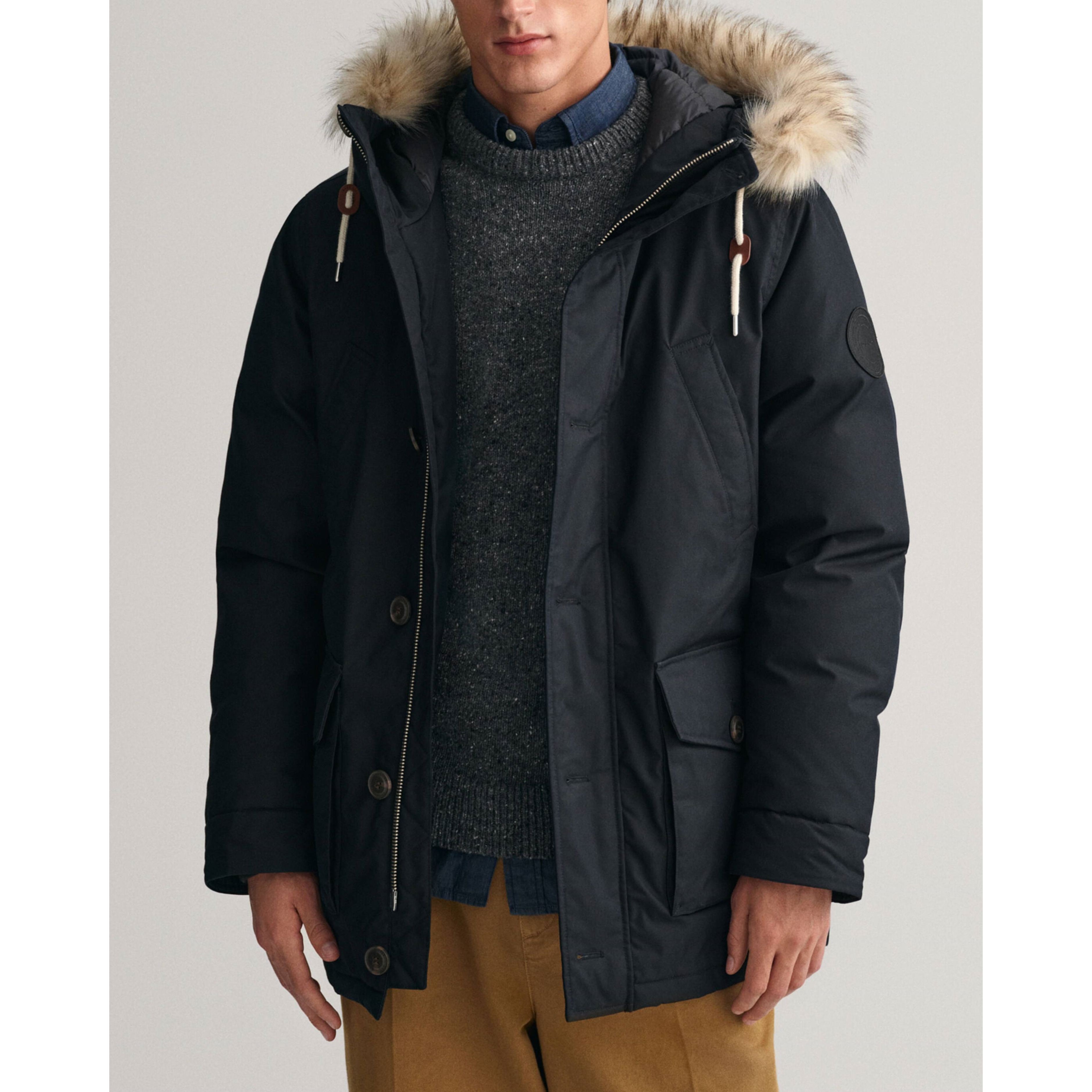 GANT Striukė vyrams, Juoda, CLASSIC WINTER PARKA 2