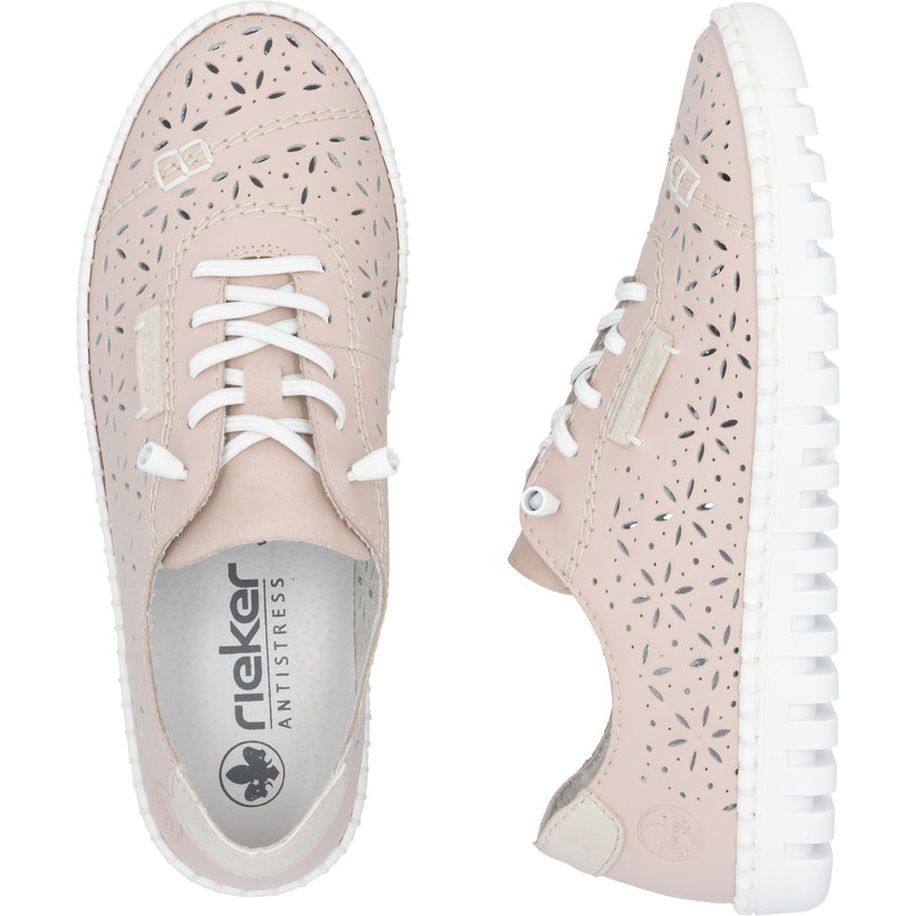 RIEKER Laisvalaikio bateliai moterims, Rožinė, Sneakers 8