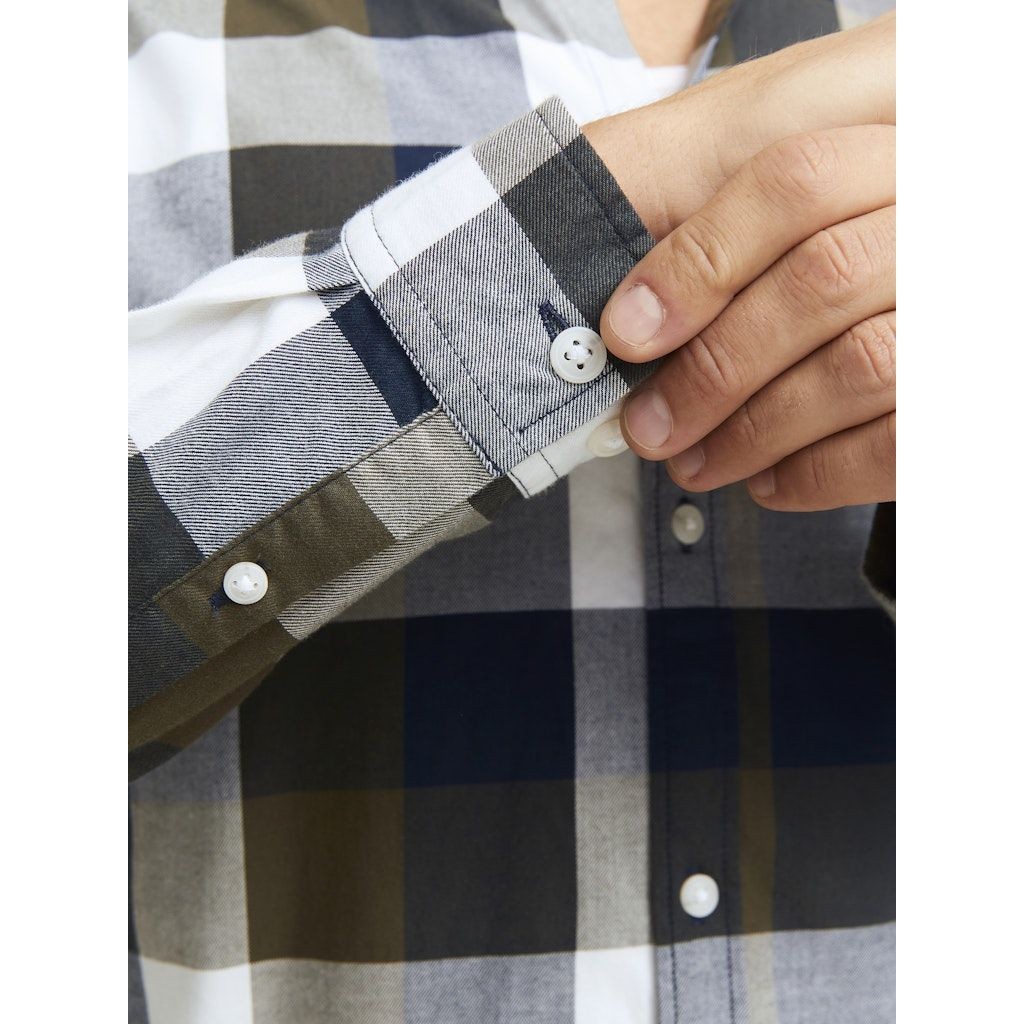 JACK & JONES Marškiniai ilgomis rankovėmis vyrams, Marga, Joshua buffalo twill shirt 3