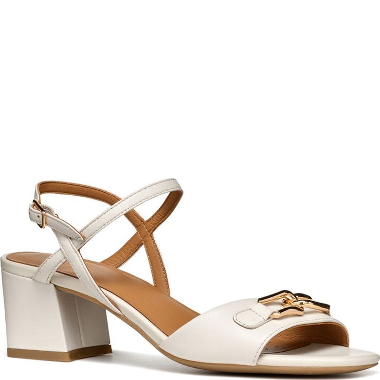 GEOX Basutės moterims, Smėlio, New eraklia 50 sandals 2