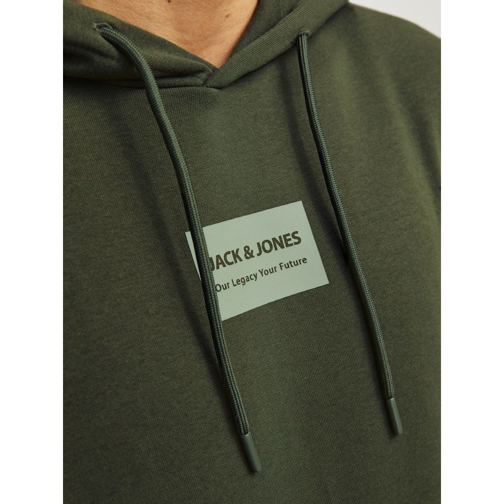 JACK & JONES Džemperis vyrams, Chaki, Hak kai sweat hood 6