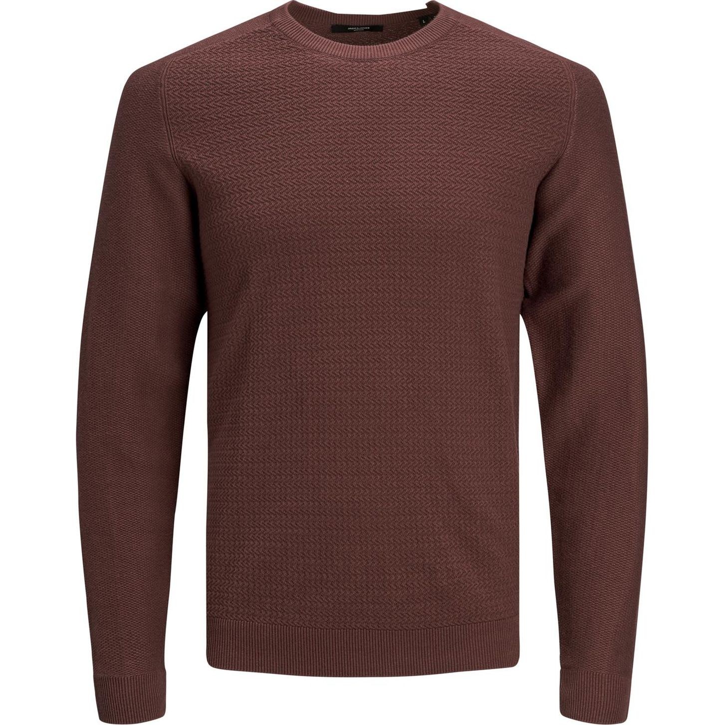 JACK & JONES Kampsun vyrams, Pruun, JPRBLAADAM KNIT CREW 1