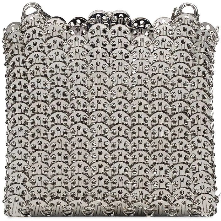 PACO RABANNE Rankinė per petį moterims, Sidabrinė, Shoulder bag 2