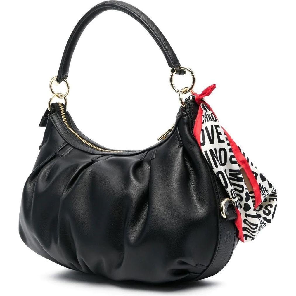 LOVE MOSCHINO Rankinė per petį moterims, Juoda, Top handle shoulder bag 2