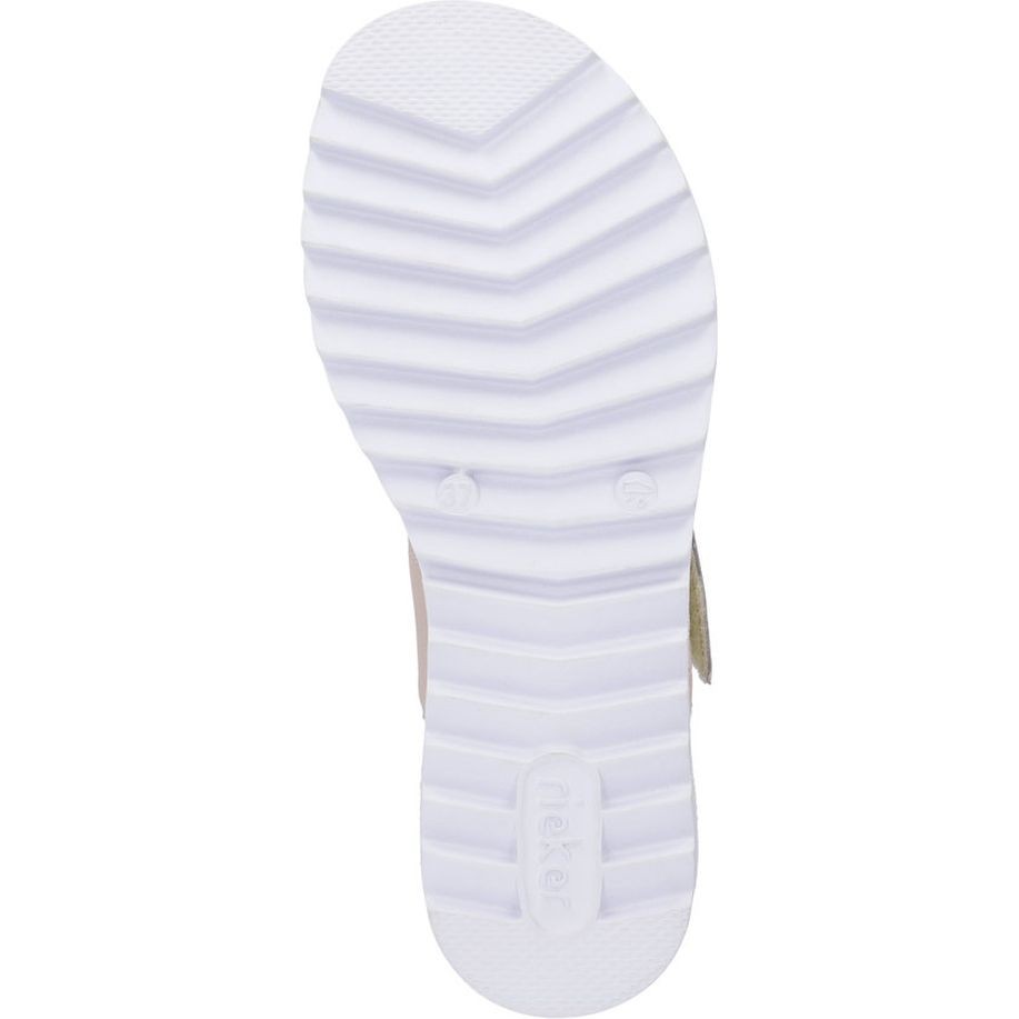 RIEKER Basutės moterims, Rožinė, SANDALS 9