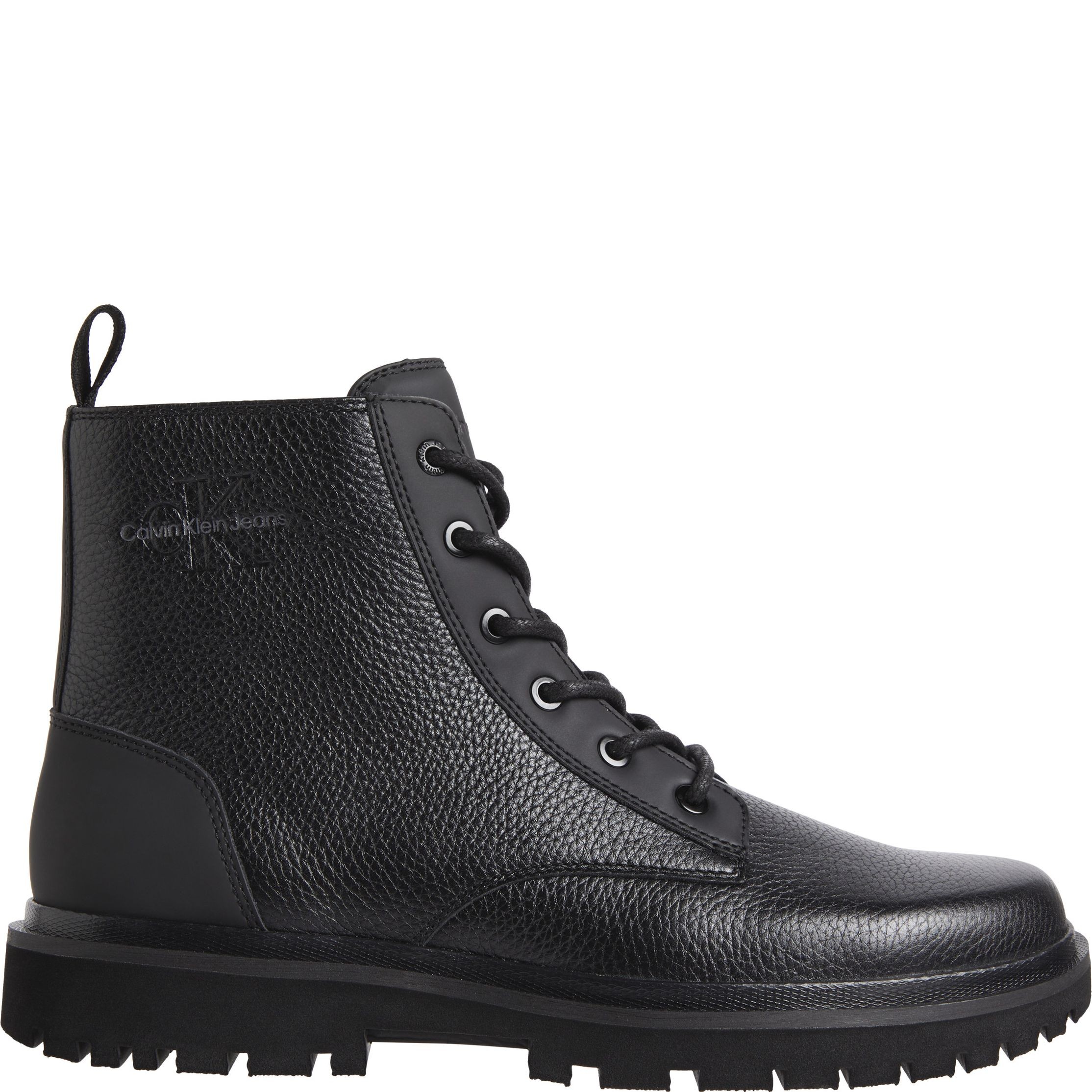 CALVIN KLEIN JEANS Aulinukai vyrams, Juoda, Mid laceup boot 2