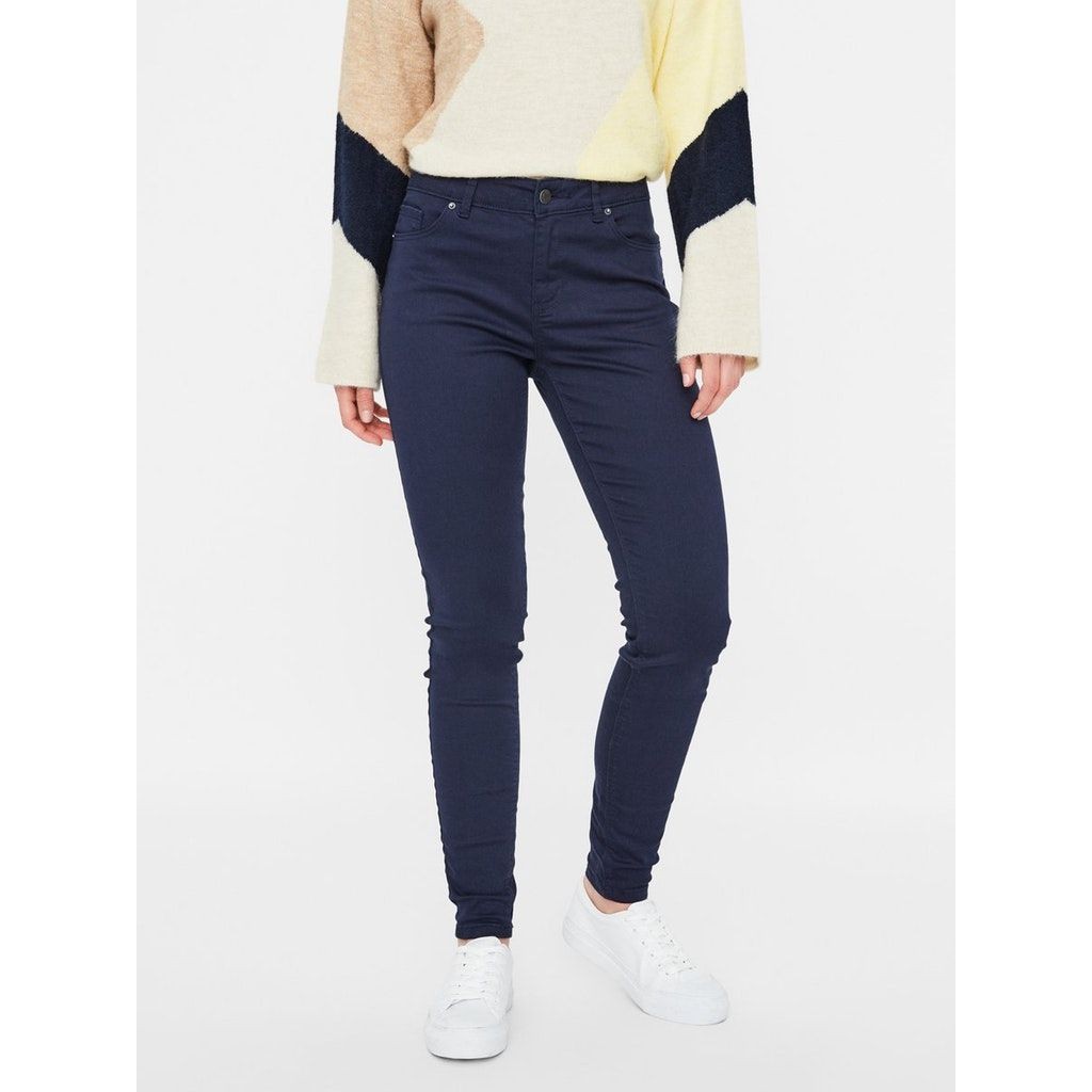 VERO MODA Kelnės moterims, Pilka, VMHOT SEVEN MR S 3