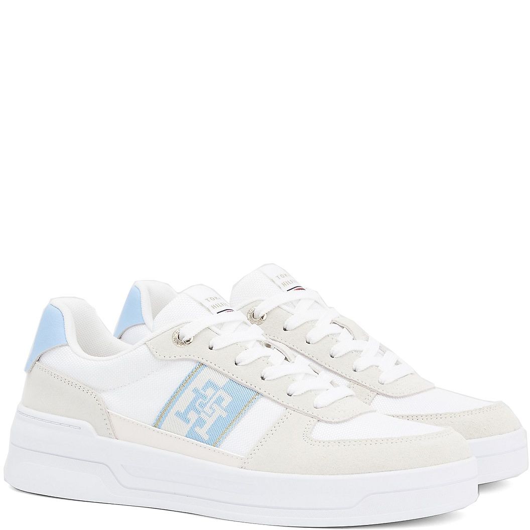 TOMMY HILFIGER Sportiniai bateliai moterims, Mėlyna, Sneaker with webbing 2