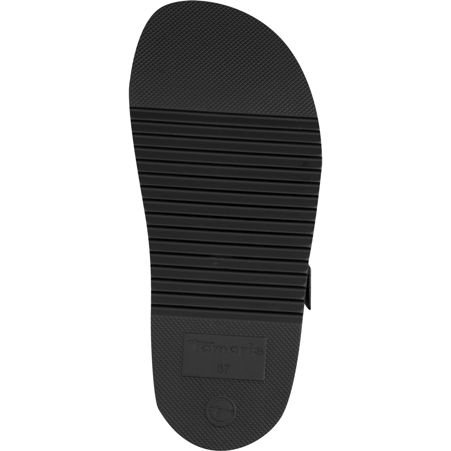 TAMARIS Šlepetės moterims, Juoda, Footbed styles sandals 5