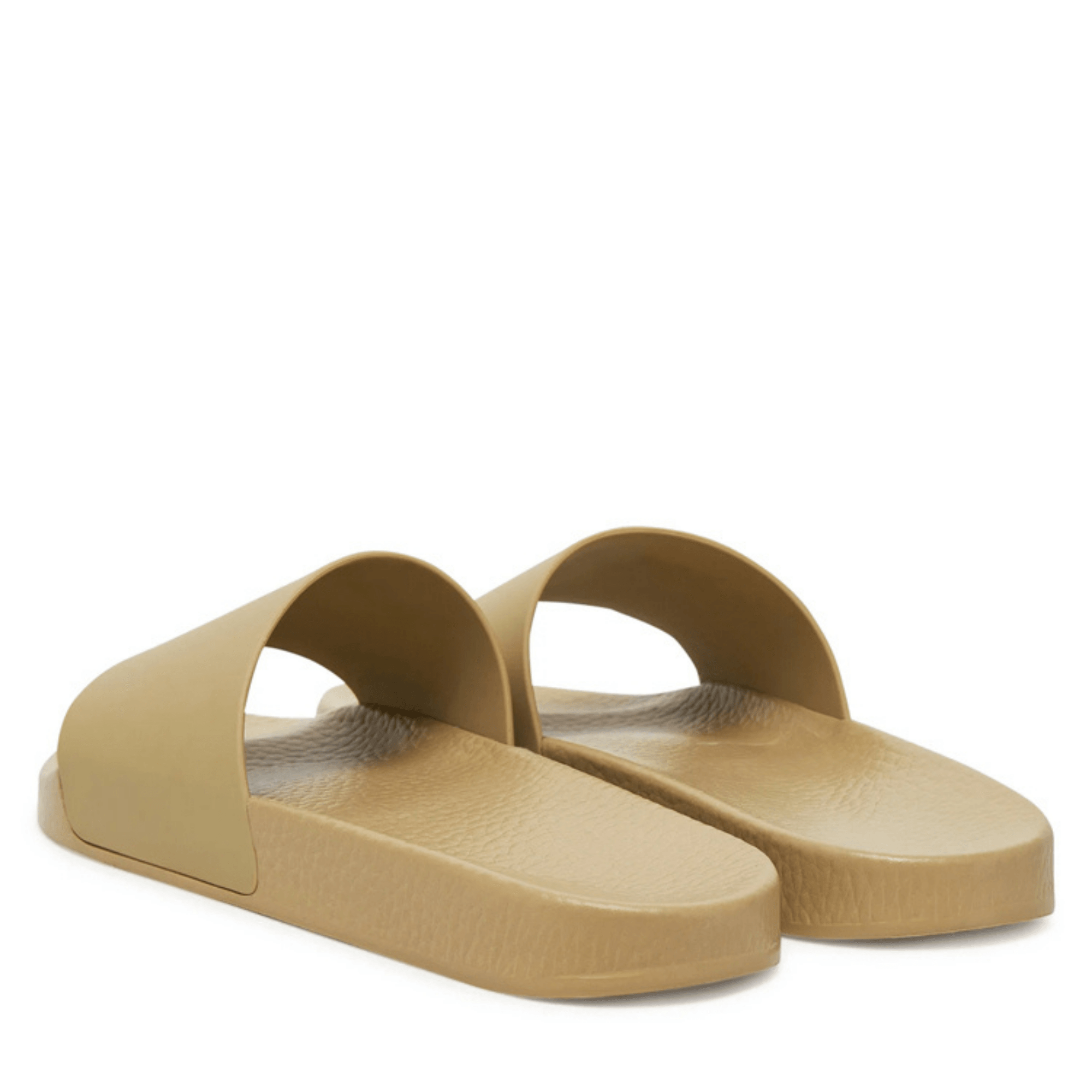 POLO RALPH LAUREN Guminės šlepetės moterims, Smėlio, Pony slides 3